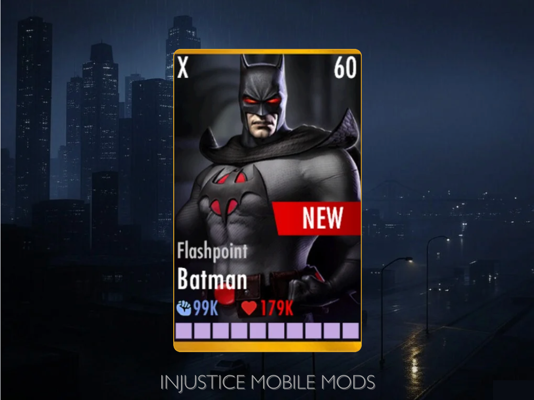 Flashpoint Batman – Injustice Mobile Mods Shop